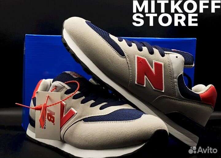 Мужские серые кроссовки New Balance