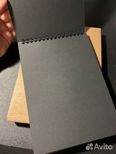 Блокнот - скетчбук черный