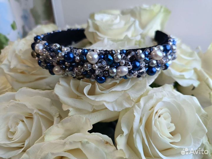 Ободок для волос ручной работы