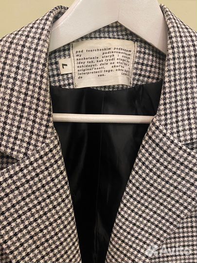 Жакет женский укороченный в клетку Look online