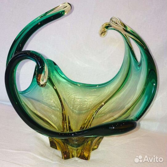 Вазы из муранского стекла Италия 70е годы