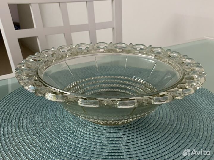 Ваза стекло старинная