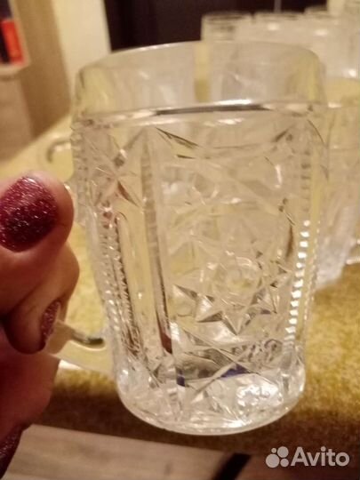 Хрусталь кружки времен СССР
