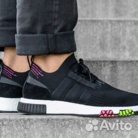 Adidas nmd racer primeknit core black solar pink best sale