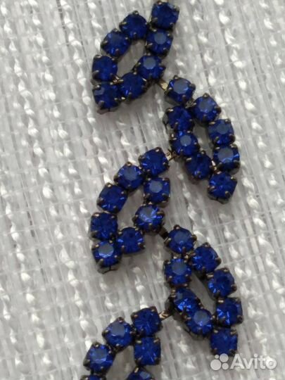 Комплект украшений колье и серьги бижутерия