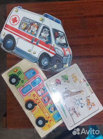 Деревянные пазлы вкладыши