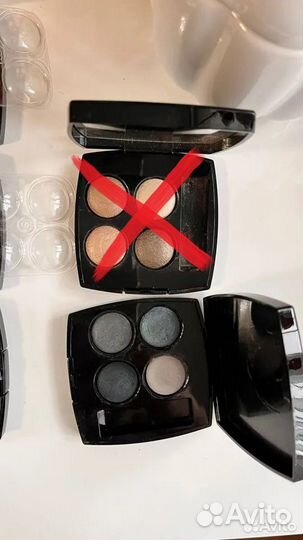 Палетки теней и подводка Chanel