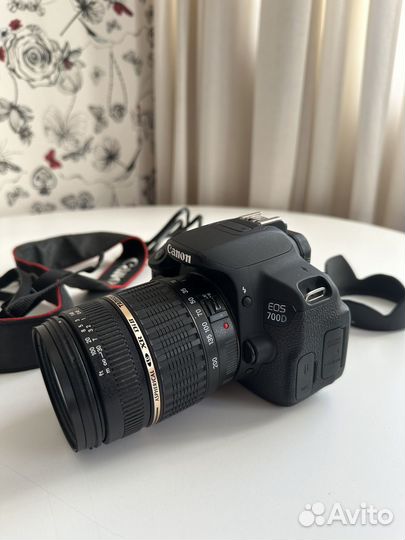 Зеркальный фотоаппарат canon 700d