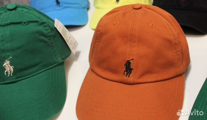 Бейсболка Ralph Lauren Кожаный ремешок Семь Расц