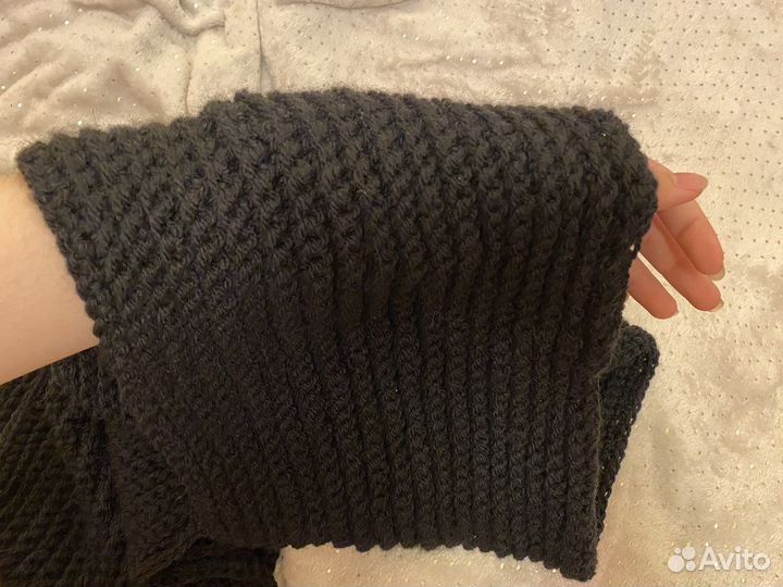 Шарф ручная вязка