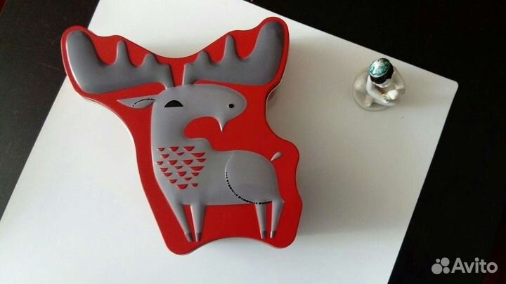 Коробка жестяная IKEA ёмкость для хранения