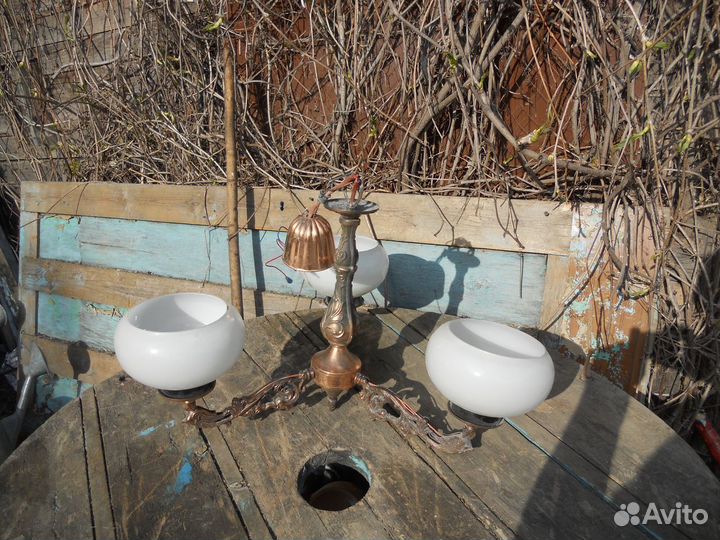 Люстра СССР под бронзу комплектная тольк самовывоз