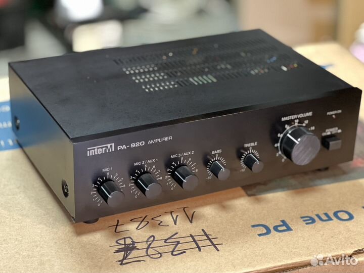 Усилитель трансляционный Inter-M PA-920 с колонкам