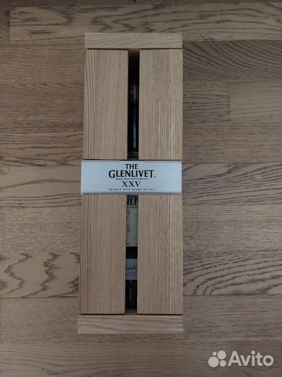 Бутылка из-под виски The Glenlivet 25 y.o