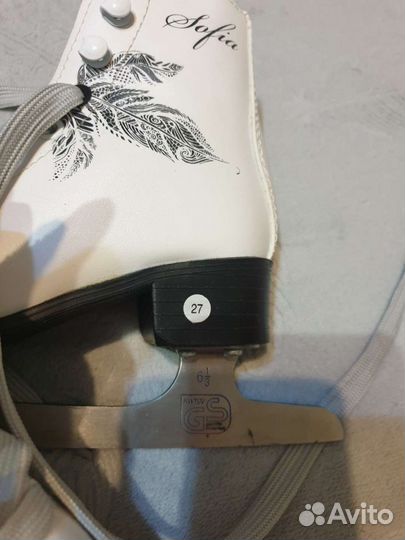 Коньки детские, р-р 27