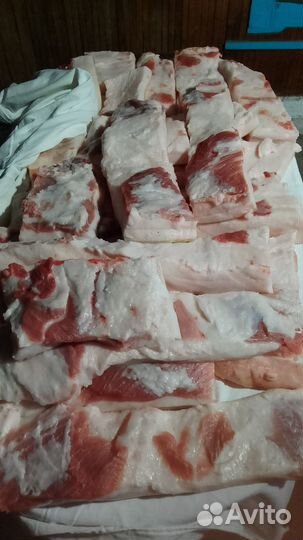 Домашние свежие сало