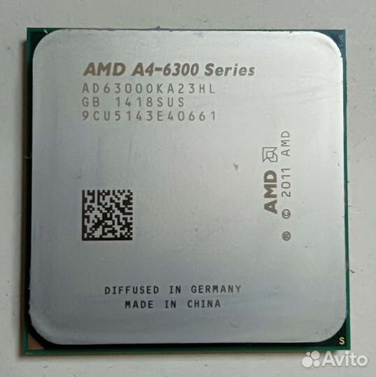 Процессор AMD A4-6300 FM2