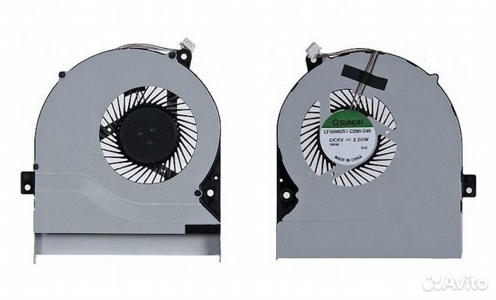 Вентилятор (кулер) для ноутбука Asus K56, K46, X45