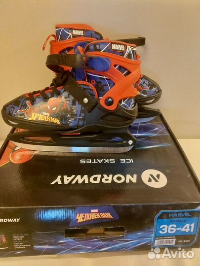 Детские раздвижные коньки Nordway р-р 36-41