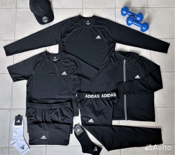 Рашгард тренировочный комплект 5в1 2в1 3в1, S-XXL