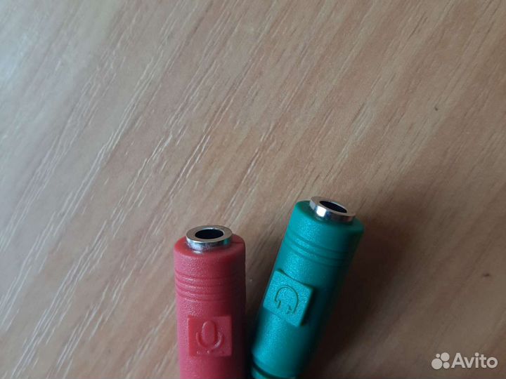 Переходник миниджэк на микрофон и наушники