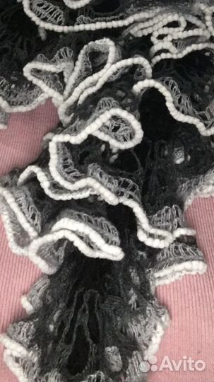 Шарф вязаный женский