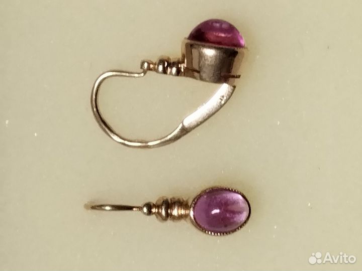 Золотые серьги СССР