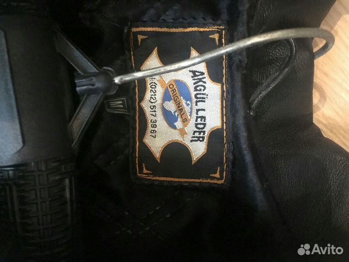 Плащ кожаный