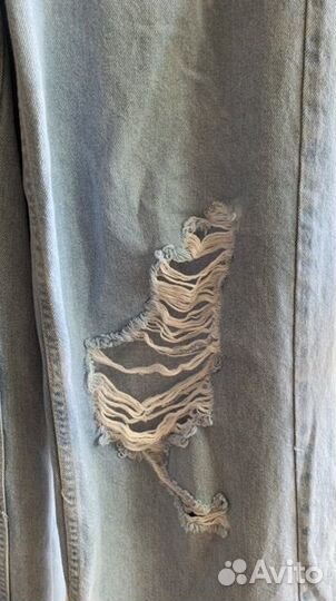 Джинсы рваные