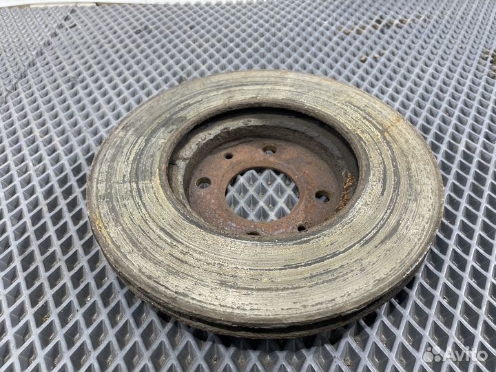 Диск тормозной передний вентилируемый Hyundai Solaris 2010-2017