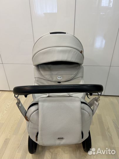 Коляска 2 в 1 эко кожа