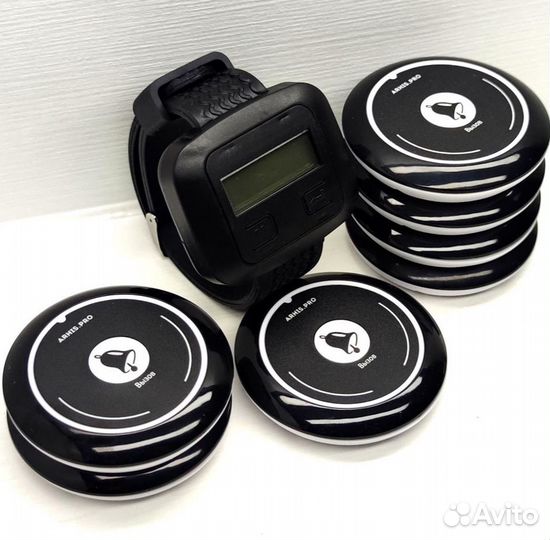 Кнопка вызова официанта, часы официанта, комплект