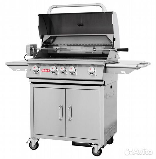 Газовый гриль bull Angus + основание