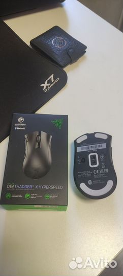 Беспроводная мышь Razer deathadder V2 X hyperspeed