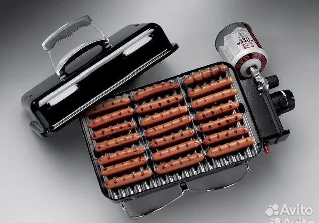 Гриль газовый Weber Go-Anywhere, черный