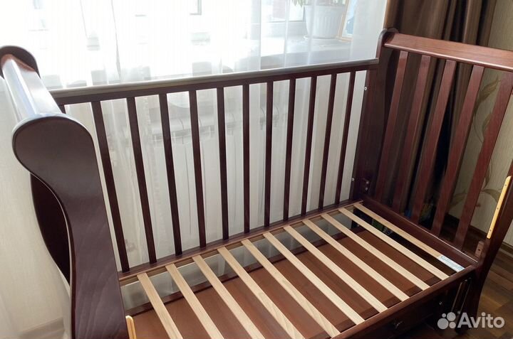 Кровать Лель Лаванда с маятником + матрас