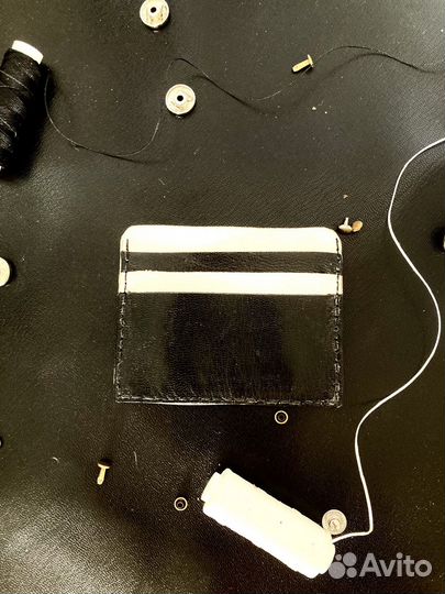 Картхолдер из натуральной кожи ручная работа