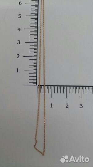 Золотая цепь 585 пр 45 см плетение якорное