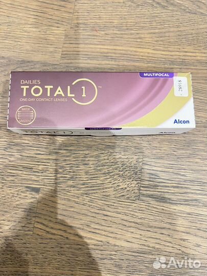 Линзы контактные Total 1 Multifocal -3.50 ADD +2
