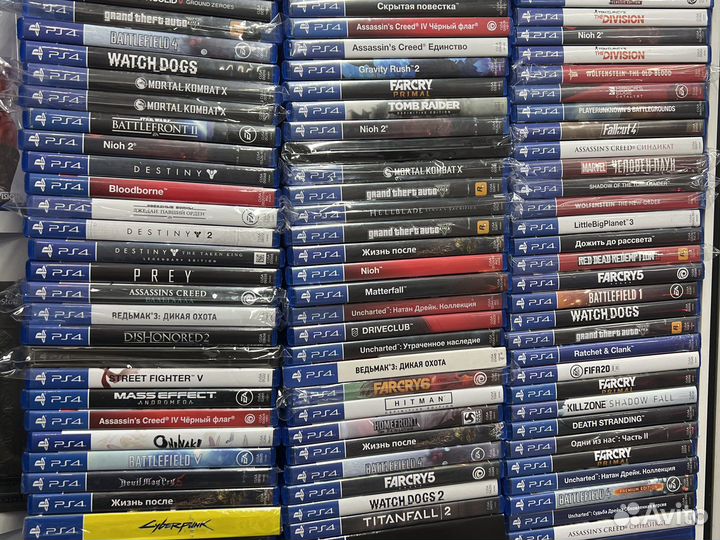 Диски sony playstation 4,5