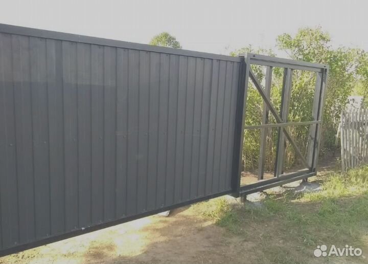 Откатные ворота 