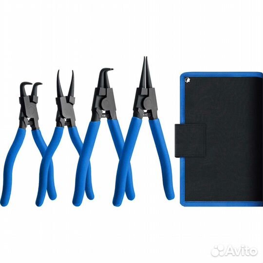 Набор съемников стопорных колец зубр 22821-H4