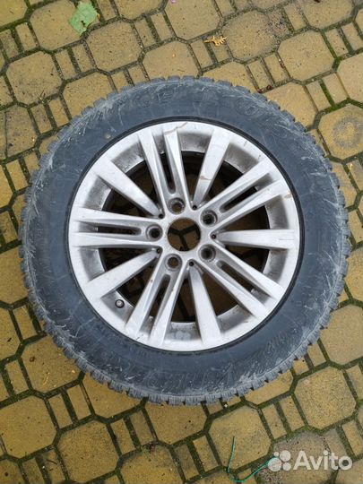 Оригинальные диски bmw r16 с зимней резиной 4шт