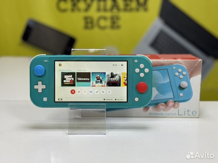 Nintendo switch lite чип 32Gb+64GB/рассрочка