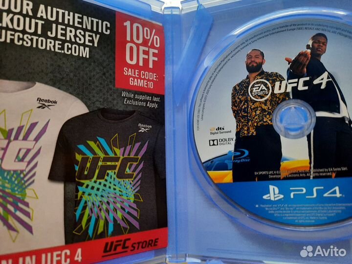 Ufc 4 для sony playstation 4