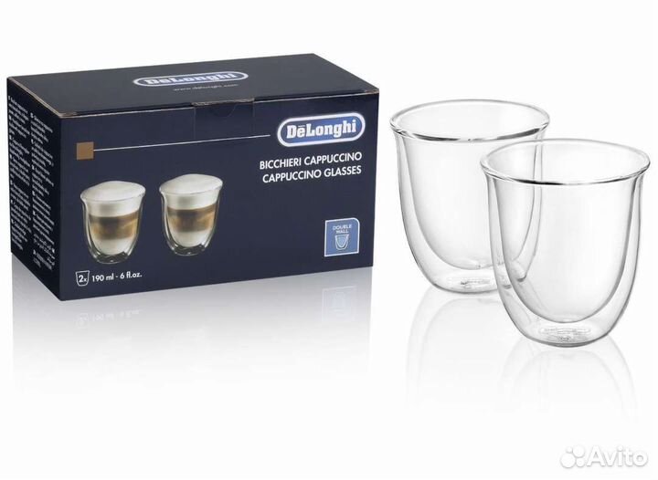 Набор DeLonghi Cappuccino, 190мл, оригинал,новые