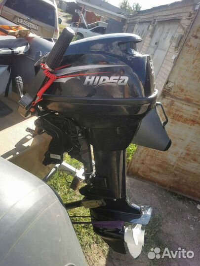 Лодка пвх риб с жёстким дном + мотор 9.9