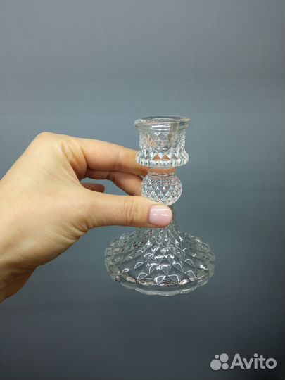 Подсвечник хрусталь стекло
