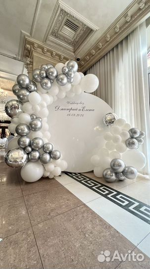 Оформление свадебного президиума