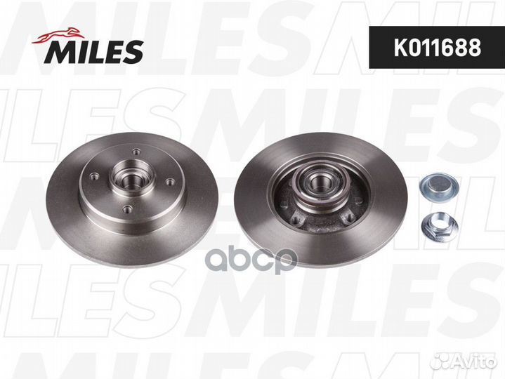 Диск тормозной citroen С3/C4/peugeot 207/307 за